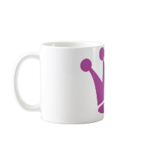 pink princess crown mug