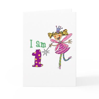 Pink princess fairy (age 1) cards by jsoh