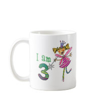 Pink princess fairy (age 3) coffee mug