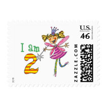 Pink princess fairy stamps