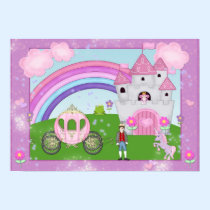 Pink Princess Fairy Tale Poster posters