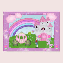 Pink Princess Fairy Tale Poster posters