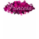 Pink Princess Flower Tank Top t-shirts