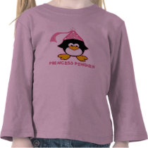 Pink Princess Penguin t-shirts by penguinbaby Pink Princess Penguin t-shirts