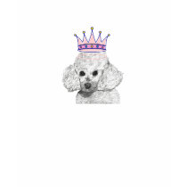 Pink Princess Poodle T-Shirt