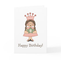 Pink Princess · Princess & Frog Greeting Card