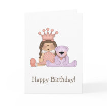 Pink Princess · Princess & Teddy Cards