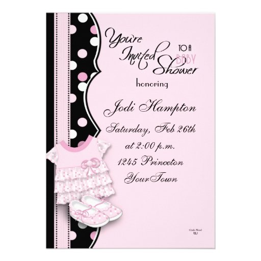 Pink Princess Shoes Invite