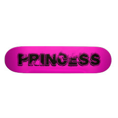 Pink Princess Skateboard