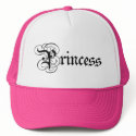 Pink Princess Trucker Hat - Also in Black by cutencomfy Pink Princess Trucker Hat - Also in Black