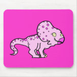 Pink Protoceratops Mousemat