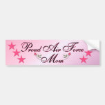 Pink & Proud Air Force Mom Bumper Sticker