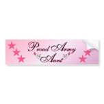 Pink & Proud Army Aunt Bumper Sticker