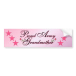Pink & Proud Army Grandmother Bumper Sticker
