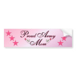 Pink & Proud Army Mom Bumper Sticker