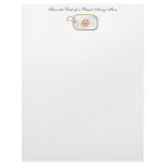 Pink Proud Army Mom Letterhead Template