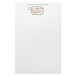 Pink Proud Army Wife Personalized Stationery