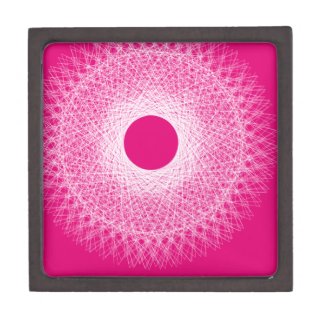 pink psyche abstract art premium keepsake boxes