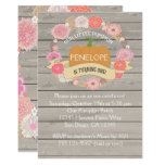 Pink Pumpkin 1st Birthday Party Invitation