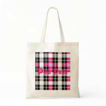 Pink Punk - Pink Plaid Bag by Diva380 Pink Punk - Pink Plaid Bag