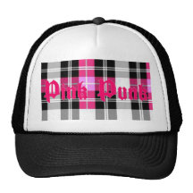 Pink Punk - Pink Plaid Cap/Hat