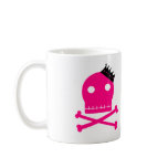Pink Punk Princess Skull Mug