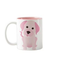 Pink Puppy Dog mug
