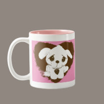 Pink Puppy Mug