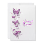pink purple birthday engagement wedding invite