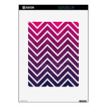 Pink Purple Chevron iPad Skins