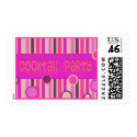pink purple cocktail party postage by DonnasGreetingCards pink purple cocktail party postage