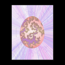 Pink & Purple Egg postcards