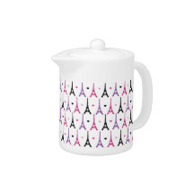Pink & Purple Eiffel Tower pattern