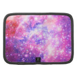 Pink & purple galaxy glitter girly nebula stars planner