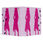 Pink & Purple Grad Silhouettes binders
