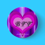 PINK PURPLE HEART buttons