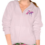 Pink & Purple I Heart Love Unicorns Tshirts
