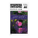 Pink & Purple Invitation postage postage by aslentz Pink & Purple Invitation postage postage