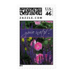 Pink & Purple Invitation postage