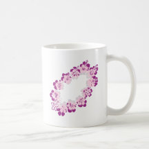 pink purple leis mugs