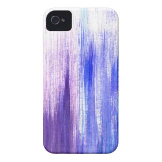 Pink Purple Paint Brush Strokes Painted Watercolor iPhone 4 Case