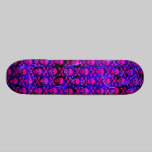 Pink & Purple Skulls Skateboard Deck skateboards