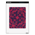 Pink Purple Triangle Pattern iPad Skin