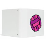 Pink & Purple Volleyball binders