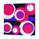 pink purple white dots Black Stripes