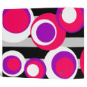 pink purple white dots Black Stripes