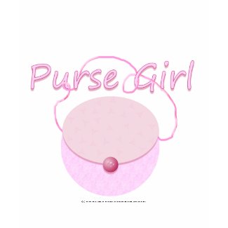 Pink Purse Girl Toddler Tee shirt
