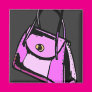 Pink Purse Fridge Magnet Pink Purse Fridge Magnet