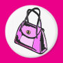 Pink Purse Fridge Magnet Pink Purse Fridge Magnet