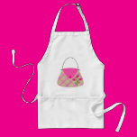 Pink Purse With Green Apron